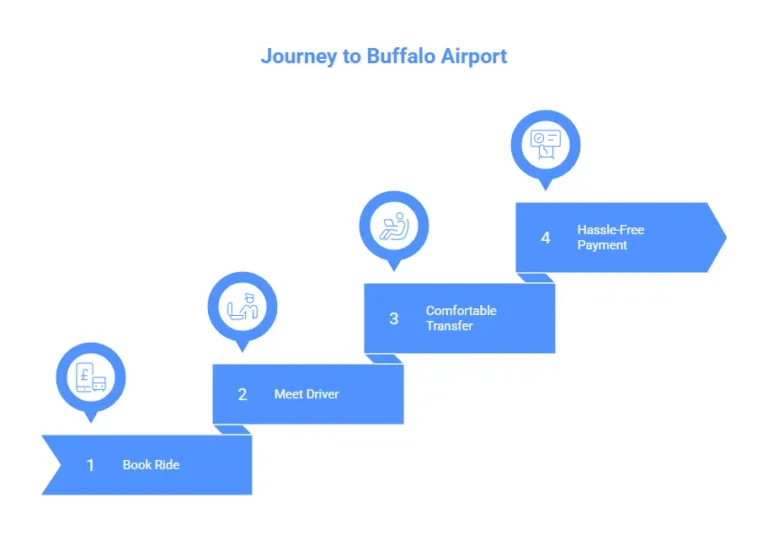 How Buffalo Airport Taxi & Limousine Service works infographic